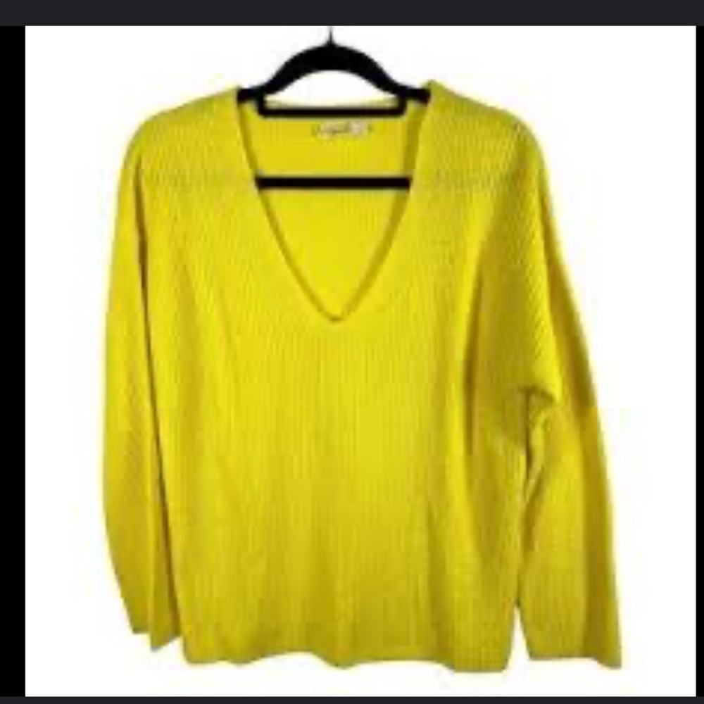 A.L.C. Vibrant Yellow cashmere sweater